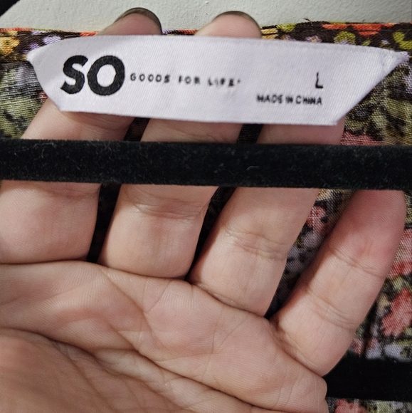 NWT Floral patchwork long-sleeved sz.L dress. - Picture 5 of 11